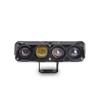 NCTPICLC Faretti Fendinebbia Proiettore Per Moto A Due Colori Faretto A LED Fendinebbia Ausiliario Lampada Per Camion E UTV Fendinebbia Auto(4 lens A)