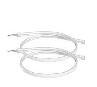 NCTPICLC Faro Principale Fari 2x Ultrafine DRL 30 45 60cm Luce Marcia Diurna Universale Flessibile Tubo Morbido Guida Striscia LED Per Auto Luce Bianca Rossa Blu Gialla(Crystal Blue,30CM)