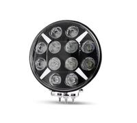 NCTPICLC Faro Principale Fari Faro Rotondo Da 7" E 9" Per Fuoristrada LED Per Camion Con Luce Bianca Lampeggiante Indicatore Direzione Giallo 12-24 V(1pcS 9Inch)