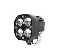 NCTPICLC Moto Fanale Fari LED Bicolore 3 Pollici Super Luminosi 1000 W Per Moto Faretti Ausiliari 12 V/24 V Per Auto SUV ATV(1Piece)