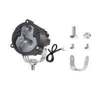 NCTPICLC Moto Fanale Faro Moto LED Bicolore Esterno Per Lontano Vicino Faro Per Modifica Fuoristrada(1piece)