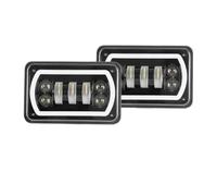 NCTPICLC Moto Fanale Lampada DRL Per Moto 4X6 LED Faro Anteriore Per XR250 XR400 XR650 Per Suzuki Accessori Per DRZ Rettangolare(2piece)