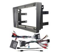 NCTPICLC per Alfa per Romeo per Giulietta 159 per Mito 955 Auto Telaio Fascia Adattatore Box Decoder Android Radio Dash Kit Pannello Montaggio Mascherina Autoradio(Full Set Mito Silver)