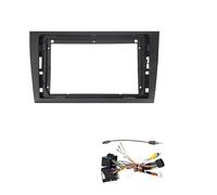 NCTPICLC per VW per Golf 6 2010-2013 9 Pollici LHD RHD Nero Opaco 2 DIN Car Interior Android Kit Telaio Pannello Fascia Cavo Video Cablaggio CD Mascherina Autoradio(D)