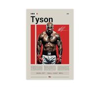 NCUDANK Poster su tela con stampa di Mike Tyson Boxe, decorazione artistica da parete per soggiorno e camera da letto, 30 x 45 cm