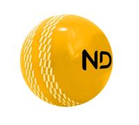 ND Sports Cricket Wind - Morbido e durevole allenamento per interni ed esterni - Confezione da 1, 3 e 6 (giallo singolo)