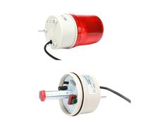 ND2-51 12V 24V 220V Segnale acustico Rosso Giallo Verde Blu CC CA(Buzzer,AC220V_ROTATE(Z)_RED)