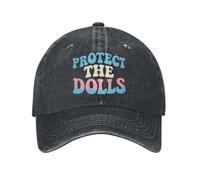 NDBQEYIFV Cappellini da Baseball Protect The Dolls Braccio in Jeans Vintage Vecchio e Vecchio Supporters LGBTQ Copricapo Stile Unisex in Stile Regolabile Cappelli