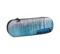 Nddcedew Astuccio carino per bambini adolescenti in pelle con cerniera sacchetto barca nel paesaggio del lago stampa studente cancelleria borsa portapenne custodia portatile organizzatore di