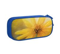 NDDCEDEW Astuccio divertente con immagine di margherite stampate, grande capacità, astuccio per studenti astuccio carino per ragazze e ragazzi adolescenti astuccio per la scuola nero, blu, rosa, Blu,