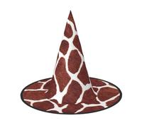 NDDCEDEW Cappelli di Halloween della stampa dei punti della giraffa dei cappelli del mago della strega per il cosplay delle feste