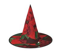 NDDCEDEW Cappelli di Halloween della stampa del fiore di Natale allegra cappelli del mago della strega per il cosplay delle feste
