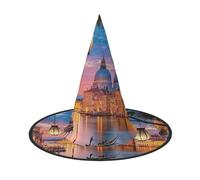 NDDCEDEW Cappelli maghi della strega dei cappelli di Halloween della stampa dei bei luoghi per il cosplay di feste