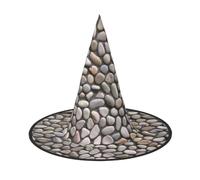 NDDCEDEW Pietre su tutta la stampa a terra cappelli di Halloween strega mago cappelli per feste Cosplay