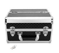 NDiyueAa Organizzatore di Strumenti per Trucco Professionale, per Artisti del Salone, Blocco di Sicurezza, Impugnatura ergonomica, Design Portatile, Staffa in Lega, Custodia per