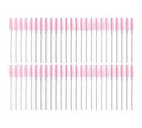 NDiyueAa Pennello per Ciglia, Materiale ABS di Alta Qualità, Setole Sottili e Morbide, Afferra Forte la Polvere, Volume di Pelo Ricco, per Tutti i Tipi di Sopracciglia, Confezione (Rosea)