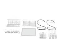 NDiyueAa Scolapiatti Scolapiatti a 2 livelli Scolapiatti Organizzazione ordinata Scolapiatti da per prevenzione della ruggine (Stile tazza d'acqua)