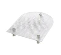 NDiyueAa Vassoio da Toilette in Acrilico, Organizer Premium per Profumi, Cosmetici e Gioielli, Vassoio da Portata Trasparente con Piedini Stabili per Tavolino da caffè, Espositore (Forma a U