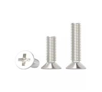 NDKSZHEQ 100 pz KM Nichelato Testa Svasata Phillips Vite SSD Viti di Riparazione Elettronica Accessori for Il Computer Portatile M1-M4(8mm,M3.5)