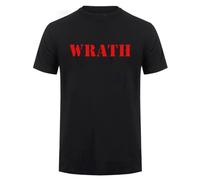 NDMUTREN Limited Wrath Natural Selection Printed T Shirt for Men Male Cotton Short Sleeve Streetwear O Neck Funny T-Shirt Tshirt Black L