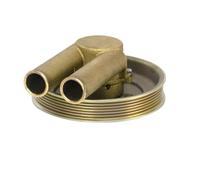 NDnahcPTz Pompa Acqua con puleggia serpentina girante Grezza 21214599 Sostituzione per 3812693 3862482 3857202 Compatibile con Penta 3 0 4 3 5 0 5 7