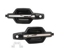 NDNCZDHC 1 Pair Front Outside Door Handle MR653471 Left Right Chrome Door Handle Replacement for Montero 2001-2006