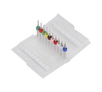 NDNCZDHC 10 PCS 1/8 Drill Bits Set, Dia 0.12 x 1.5in L Tungsten Steel Twist Drill Bit for 3D Printer Nozzles (0.1-1.0mm)