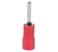 NDNCZDHC 100PCS Insulated Ferrules Terminal, 19A Round Tube Pin End Crimp Connector for AWG 22-16 Wires, Red