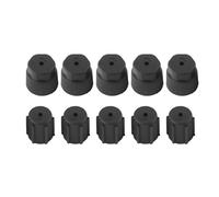NDNCZDHC 10Pcs Air Conditioning Service Cap A/C Repair Refrigerant Charging Port Cover Auto Accessory