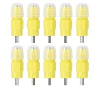 NDNCZDHC 10pcs capezzoli Staccabili di Pollo Automatico, capezzolo ad Acqua pollame, Alimentatore di Acqua di Pollo per Tubo Quadrato