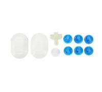 NDNCZDHC 10PCS Car Side Skirt Fixing Clip Set 1610186180 Strong Clamping Force Replacement for Citroen DS3 2009-2015