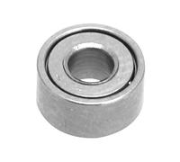 NDNCZDHC 10pcs Steel Plate Ball Bearings, 15 Degrees Double Sided Sealed Deep Groove Bearing for RC Cars and Small Electric Motors (MR63ZZ (3 * 6 * 2.5mm))