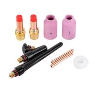NDNCZDHC 10Pcs Welding Nozzle Welder Contact Ceramic Copper Tip for Torch 17/18/26 Repairing Tool