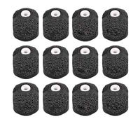 NDNCZDHC 12 Pcs AMS Inlet Ceramic Ring Protector Replacement for Bambu Lab X1 P1P 3D Printer AMS Guard Feed Port Protector