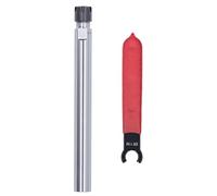 NDNCZDHC 2 pezzi 40Cr acciaio al carbonio ER11M asta di prolunga con codolo cilindrico con chiave per portautensili di fresatura CNC da 1 a 7 mm campo di serraggio (-1011210875012)