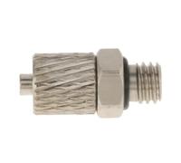 NDNCZDHC 20pcs M5 4 mm pneumatico aderente rapido dritto, 0 a 1,6 MPa Connettore ad aria Connettore maschile