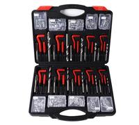 NDNCZDHC 261 Pieces Thread Repair Tools Metric Imperial Self Tapping Inserts Drill Bit Kit for Automotive Parts Switch Equipment