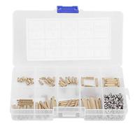 NDNCZDHC 270pcs M2 Stainless Steel Hex Screw Nut Brass Standoff Assortment Kit Accessory