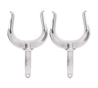 NDNCZDHC 2PCS Boat Row Lock Heavy Duty Universal Fit 1/2in Shaft 316 Stainless Steel Oarlock for Marine Water Raft Kayak
