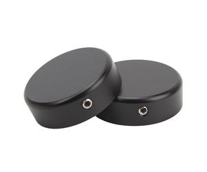NDNCZDHC 2Pcs Front Fork Stem Cover Durable Delicate Look Upper Fork Stem Cover Axle Nut Cap for CMX 250 300 500 (Black)
