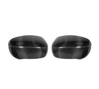 NDNCZDHC 2PCS Rearview Mirror Cover Bright Black Carbon Fiber Left Right Side Mirror Caps Fit For 300 All 4 Door model