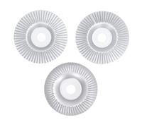 NDNCZDHC 3 pezzi Disco di legno di legno angolare angolare, 125 mm / 4,92 pollici di diametro esterno 22 mm / 0,87 pollici di diametro interno angolare smetti di formaggio della