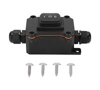 NDNCZDHC 3 Position ON/Off/ON Rocker Switch 12V 16A IP68 Universal for Car Boat Ship RV