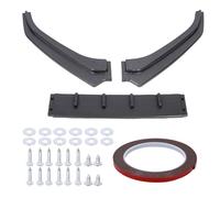 NDNCZDHC 3pcs Front Bumper Lip Splitter Spoiler Body Kit Improve Aerodynamics Bumper Lip Diffuser Replacement for MK5 6R 2010-2014 (Stile in fibra di carbonio)