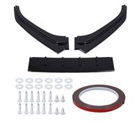 NDNCZDHC 3pcs Front Bumper Lip Splitter Spoiler Body Kit Improve Aerodynamics Bumper Lip Diffuser Replacement for MK5 6R 2010-2014 (Nero brillante)