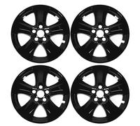 NDNCZDHC 4 Pcs Wheel Hub Cap Glossy Black 17in Wheel Skins Hubcap Replacement for XLE LE 2019 to 2023