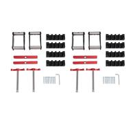 NDNCZDHC 4 Way Pressure Clamp Aluminum Alloy Powerful Four Way Wood Panel Corner Clamping System for Woodworkers Cabinet Furniture Making