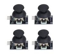 NDNCZDHC 4Pcs Joystick Module 5 Pin Game Controller Control Sensor X Y Dual Axes Set Kit for PS2