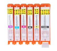NDNCZDHC 6 Colors Ink Cartridge Replacement Refill Inkjet Box Printer Accessories for TS705 TR7550