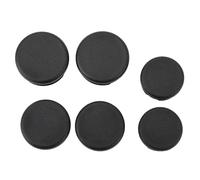 NDNCZDHC 6Pcs Frame Hole Cover Caps Black Dust Resistance Rugged Reliable Motorcycle Frame Hole Plug for CB125R CB150R